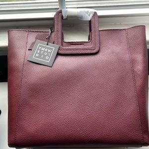 TMRW Studio Antonio Medium Bag in Oxblood NWT